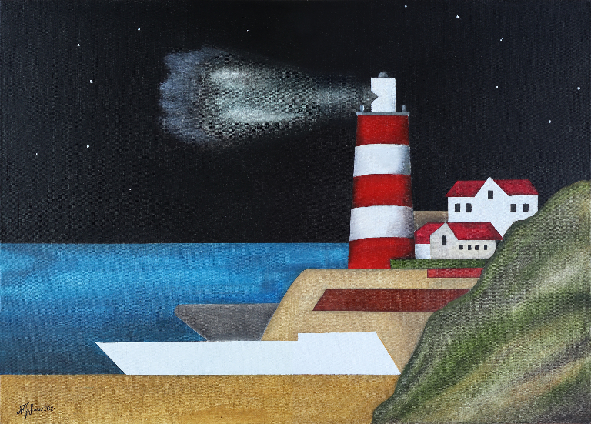 The Lighthouse 2021. Oil on canvas 80x110 cm.jpg